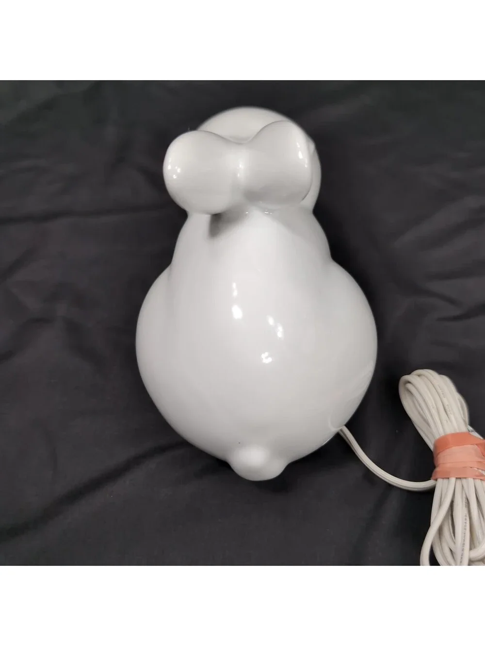 Target Vintage White Ceramic Rabbit Light Woodland Bunny Accent Lamp Tested